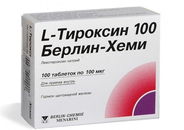 фото упаковки L-Тироксин 100 Берлин-Хеми