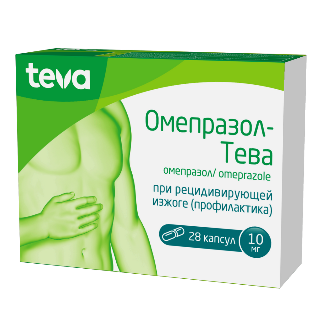 фото упаковки Омепразол-Тева