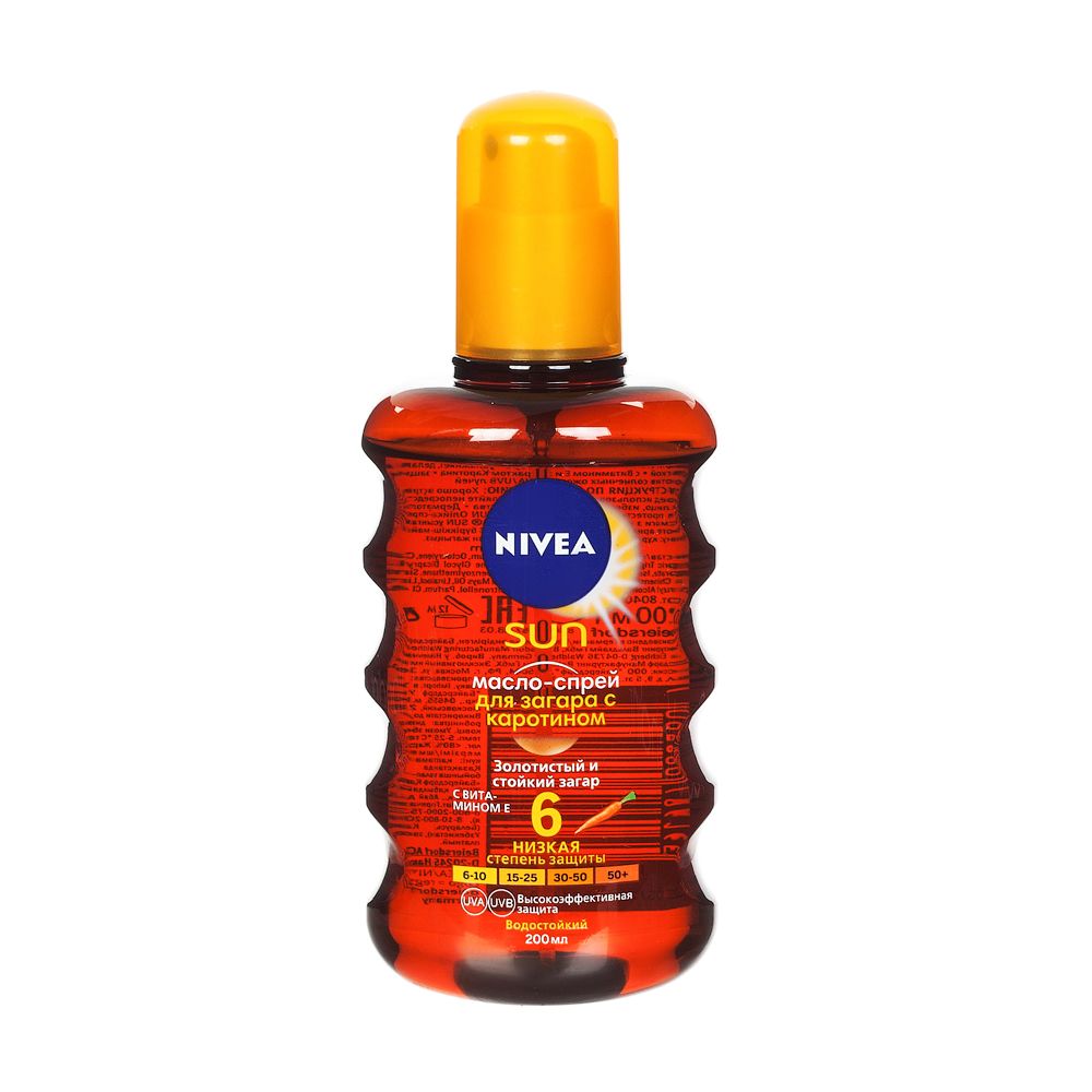фото упаковки Nivea Sun Масло спрей для загара SPF6