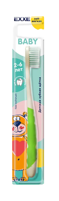 фото упаковки Экс Беби Зубная щетка детская мягкая 2-6 лет