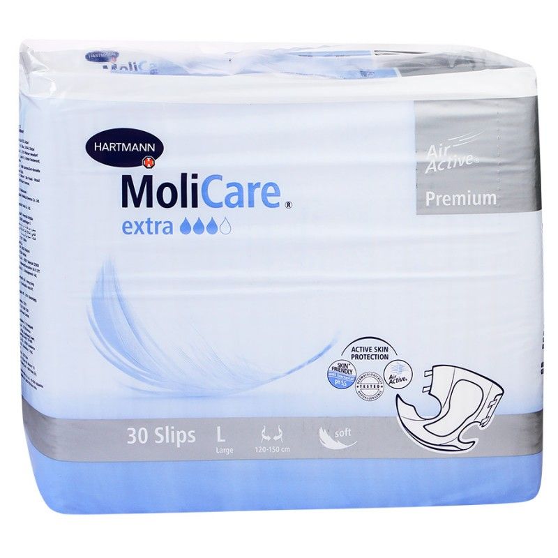 фото упаковки MoliCare Premium Extra soft Подгузники воздухопроницаемые