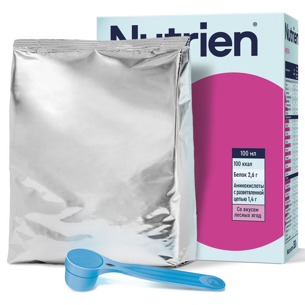 Nutrien Hepa, смесь сухая, лесные ягоды, 350 г, 1 шт.