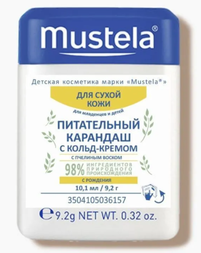 фото упаковки Mustela Питательный карандаш с кольд-кремом