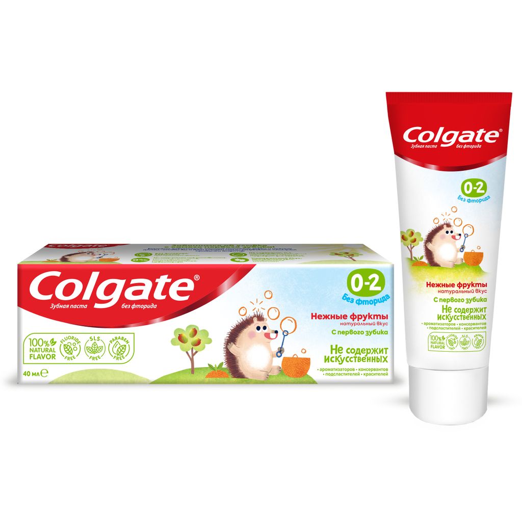 фото упаковки Colgate Детская зубная паста Нежные фрукты