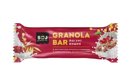 фото упаковки Гранола Бар Батончик злаковый йогурт-вишня