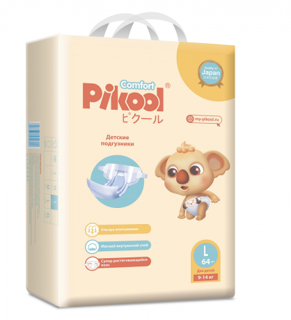 фото упаковки Pikool Comfort Подгузники детские