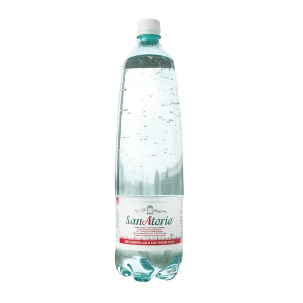 фото упаковки SanAtorio вода минеральная питьевая газированная