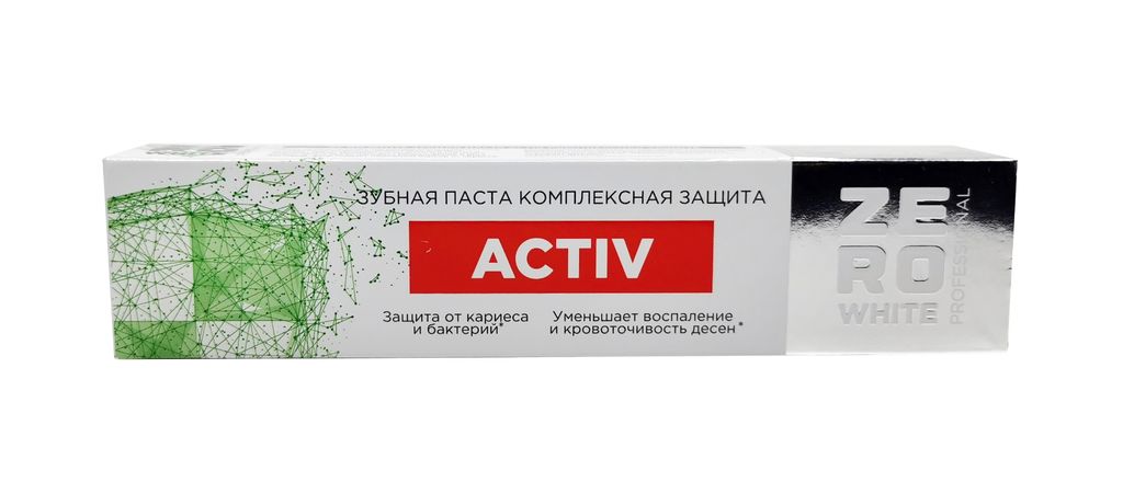 фото упаковки Zero White Зубная паста Active комплексная защита