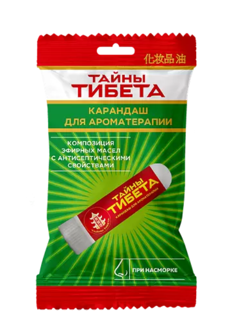 фото упаковки Тайны Тибета Карандаш для ароматерапии