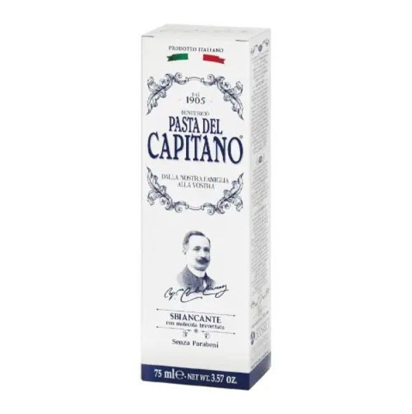 фото упаковки Pasta del Capitano Зубная паста отбеливающая