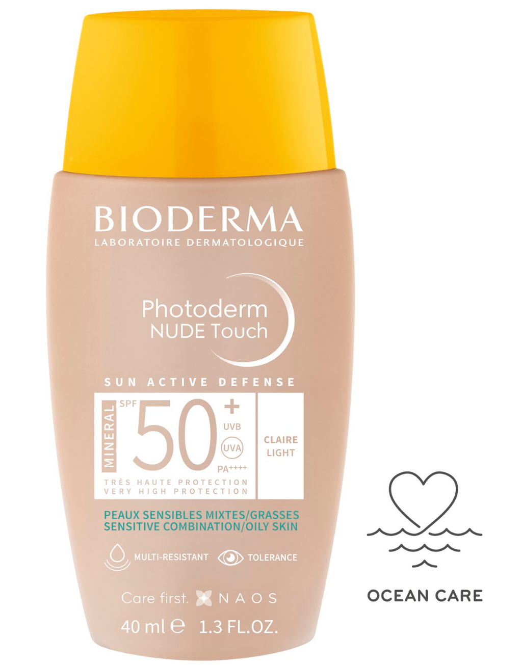 фото упаковки Bioderma Photoderm Cолнцезащитный флюид с тоном SPF50+