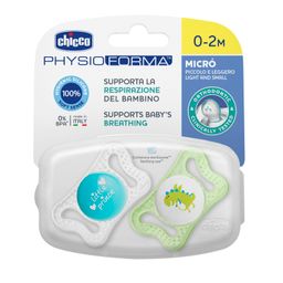 Chicco Physio Micro Пустышка силиконовая ортодонтическая