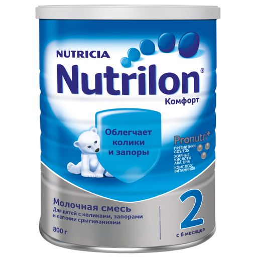Nutrilon 2 Комфорт, смесь молочная сухая, 800 г, 1 шт.