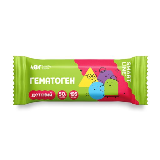 ABC Healthy Food гематоген детский, плитка, 50 г, 1 шт.