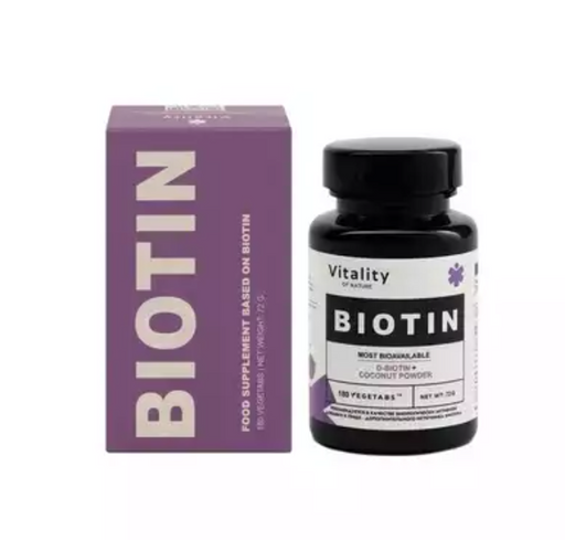 Vitality Биотин, 150 мкг, таблетки, 180 шт.