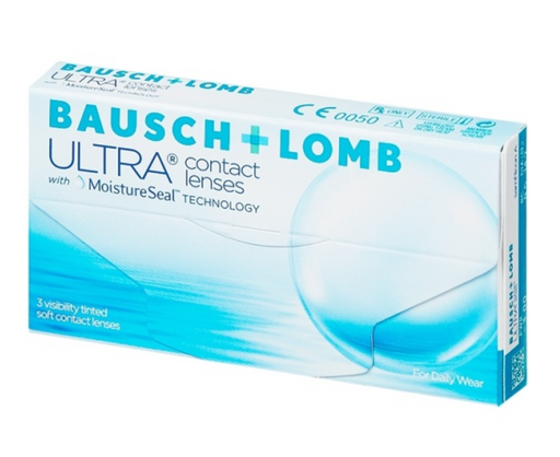 Bausch&Lomb Ultra Контактные линзы плановой замены, BC=8.5 d=14.2, D(-3.75), 3 шт.