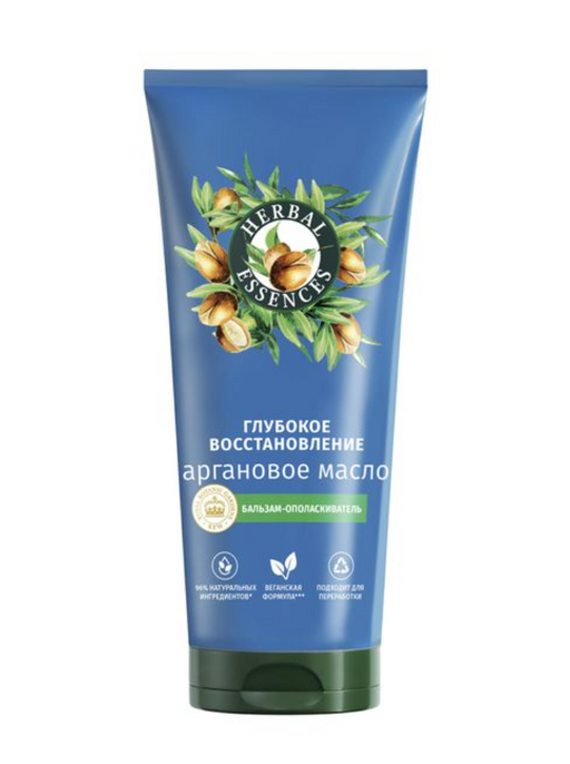 Herbal Essences Бальзам-ополаскиватель глубокое восстановление, бальзам-ополаскиватель, аргановое масло, 250 мл, 1 шт.