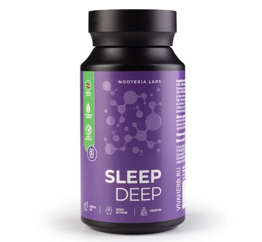 Nooteria Labs Sleep Deep, капсулы, 80 шт.