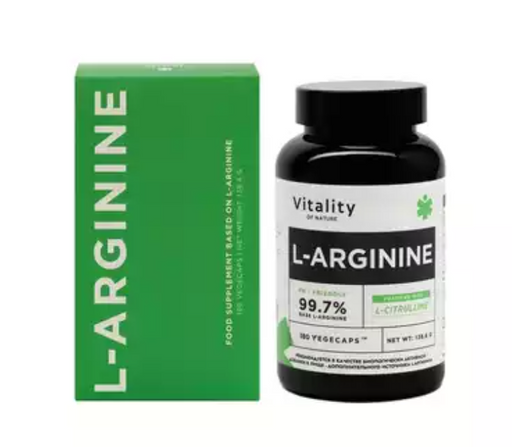 Vitality L-аргинин, капсулы, 180 шт.