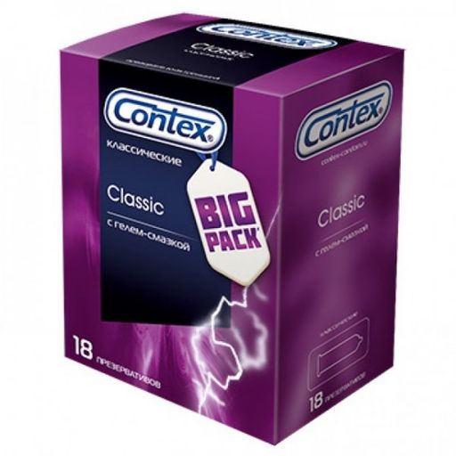 Презервативы Contex Classic, презерватив, 18 шт.