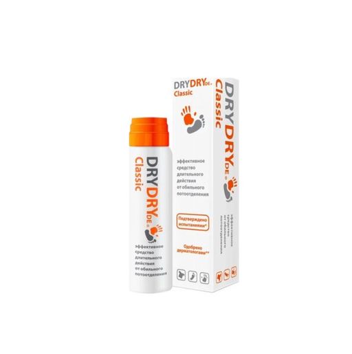 Dry Dry de средство от обильного потовыделения, 35 мл, 1 шт.