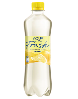 AquA Minerale Лимон, вода питьевая негазированная, 0.5 л, 1 шт.